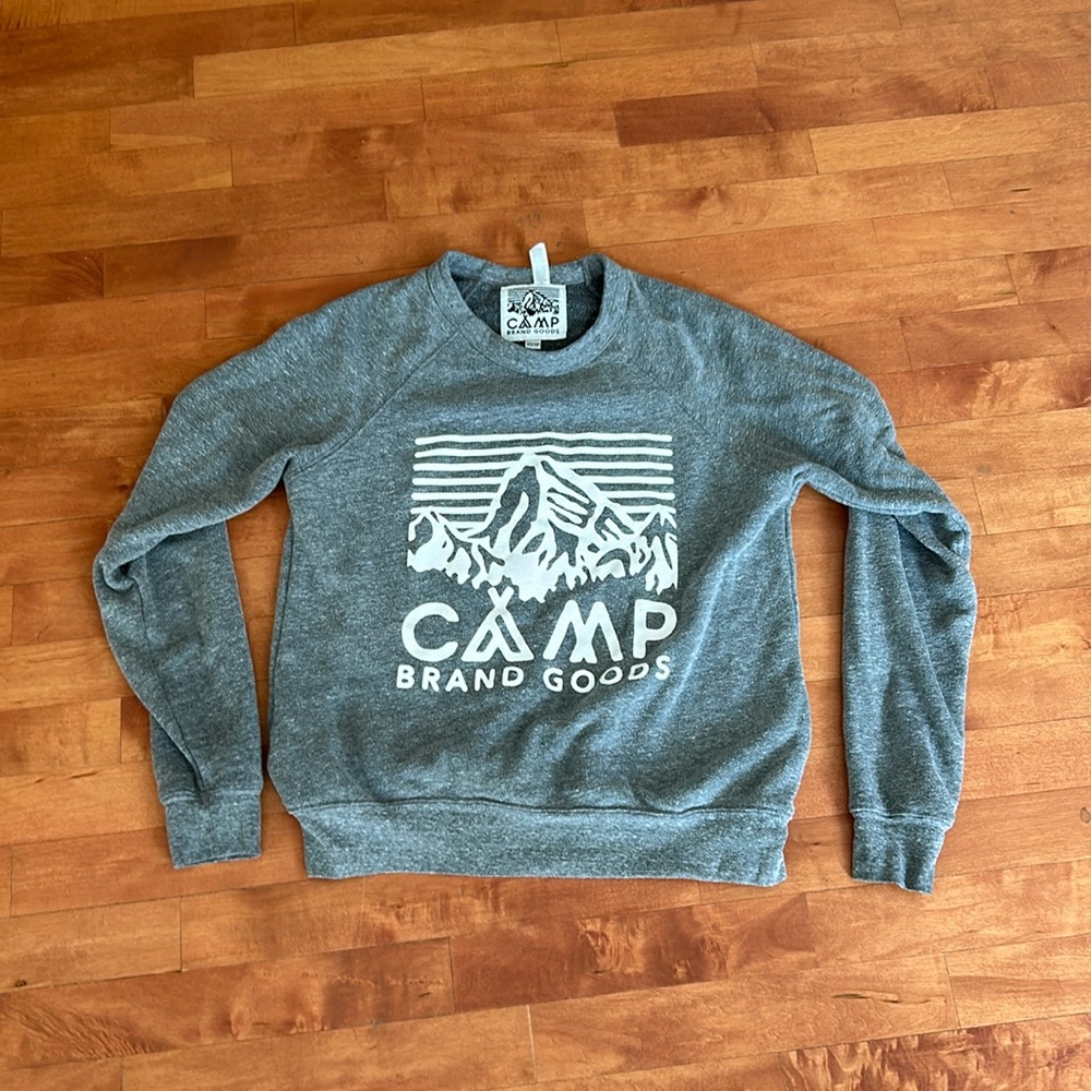 Camp Brand Goods sweatshirt. Size XS